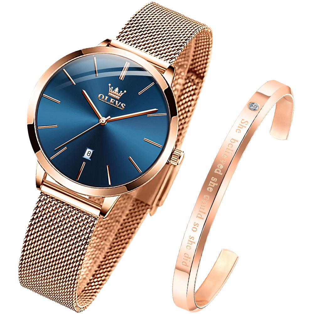 OLEVS Watches for Woman 5869 All Black