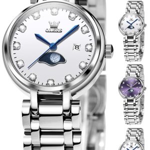 OLEVS Watches for Woman 5573 White