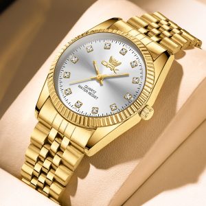 OLEVS Watches for Man 6027 Golden Black -J
