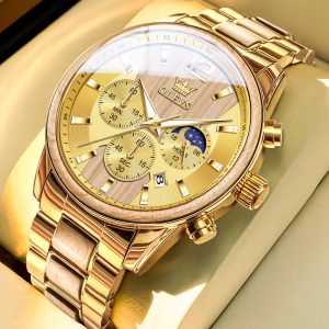 OLEVS Watches for Man 3645 Golden