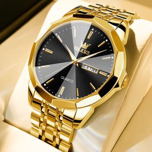OLEVS Watches for Man 3615 All Black Blue