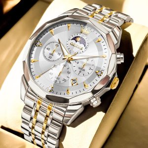 OLEVS Watches for Man 3673 Golden