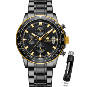 OLEVS Watches for Men TY705 All Black